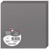 Image de Clairefontaine 2893C - Paquet de 25 Cartes Doubles - Format Carré 13,5x13,5cm - 210g/m² - Coloris Gris Acier - Cartons d'Invitation Evènements et Correspondance - Gamme Pollen - Papier Premium Lisse