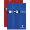 Image de Clairefontaine 3168C Un Cahier Agrafé de Travaux Pratiques - A4 21x29,7 cm - 80 Pages Petits Carreaux 90 g et Unies Blanches 125 g - Couverture Carte Pelliculée - Couleur Aléatoire
