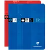 Image de Clairefontaine 3727C Un Cahier Agrafé de Travaux Pratiques - 17x22 cm - 80 Pages Grands Carreaux 90 g et Unies 125 g - Couverture Carte Pelliculée - Couleur Aléatoire