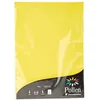Image de Clairefontaine 4217C - Étui de 50 Feuilles - Format A4 (21x29,7cm) - 120g/m² - Coloris Jaune Soleil - Papier d'Invitation Evènements et Correspondance - Gamme Pollen - Papier Premium Lisse