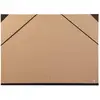 Image de Clairefontaine 44400C Carton dessin à élastiques 52x72cm Kraft Brun