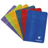 Image de Clairefontaine 63602C Un Carnet Agrafé - 11x17 cm - 96 Pages Petits Carreaux - Papier Blanc 90 g - Couverture Carte Pelliculée Couleur Aléatoire