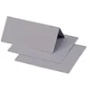 Image de Clairefontaine 75032C - Paquet de 25 Marque-Places - Format 8,5x8cm - 210g/m² - Coloris Gris Koala - Invitation Evènements et Correspondance - Gamme Pollen - Papier Premium Lisse