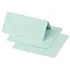 Image de Clairefontaine 75033C - Paquet de 25 Marque-Places - Format 8,5x8cm - 210g/m² - Coloris Vert Jade - Invitation Evènements et Correspondance - Gamme Pollen - Papier Premium Lisse