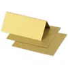 Image de Clairefontaine 75095C - Paquet de 25 Marque-Places - Format 8,5x8cm - 210g/m² - Coloris Or - Invitation Evènements et Correspondance - Gamme Pollen - Papier Premium Lisse