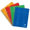Image de Clairefontaine 8722C Un Cahier à Spirale - 17x22 cm - 100 Pages Petits Carreaux - Papier Blanc 90 g - Couverture Carte Pelliculée Couleur Aléatoire