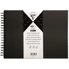 Image de Lot de 3 Album spiralé de 40 feuilles de papier Maya noir, 185 g/m², 32x24, coloris noir