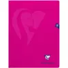Image de Clairefontaine 313311C Cahier Agrafé Rose 24x32 48p Grands Carreaux