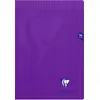 Image de Clairefontaine 373161C Un Cahier Agrafé Mimesys Violet - A4 21x29,7 cm - 96 Pages Grands Carreaux - Papier Blanc 90 g - Couverture Polypro