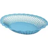 Image de ROGER ORFEVRE - Corbeille pain Vintage ovale 25x18 cm bleu