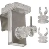 Image de supports clipvit 3 en 1 translucide/chrome x2