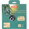 Image de Zolux - Chaîne de sécurité en Acier 5 mètres maillon Anti Torsion pour Chien Poids Max 30 kg