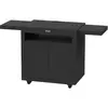 Image de Meuble de cuisine extérieure LE MARQUIER 80 avec tablettes Noir DM80PPLTAE13