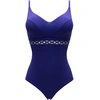 Image de Chantelle - Maillot de bain 1 Pièce enveloppant Cala Nova bleu klein 85 C