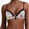 Image de Chantelle - Haut de maillot de bain coques Push-Up Flowers imprimé multicolore 95 D