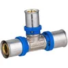Image de Raccord Multicouche à Sertir Multi profils TH-H-U té réduit diamètre Ø20 mm - Ø16 mm - Ø20 mm - Norme NF 545 pour réseau d'eau potable et chauffage NOYON & THIEBAULT