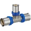 Image de Raccord Multicouche à Sertir Multi profils TH-H-U té réduit diamètre Ø26 mm - Ø16 mm - Ø26 mm - Norme NF 545 pour réseau d'eau potable et chauffage NOYON & THIEBAULT