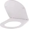 Image de Abattant WC blanc universel clipsable/nettoyage facile - lunette de toilettes Thermodur extra plat frein de chute forme D NOYON & THIEBAULT