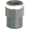 Image de Raccord PVC pression noir droit - F 11/4 - Ø 40 mm - Girpi