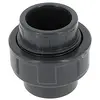 Image de Raccord union PVC pression noir droit - Femelle Ø 32 mm - Girpi