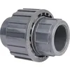 Image de Raccord union PVC pression noir droit - Femelle Ø 40 mm - Girpi