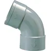 Image de Raccord PVC gris coudé 67°30 Ø 40 mm Double emboîture Girpi