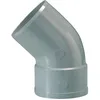 Image de Raccord PVC gris coudé 45° - Ø 50 mm - Simple emboîture - Girpi