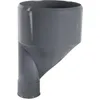 Image de Raccord PVC gris excentré réduit - Mâle/femelle Diamètre 100-90 mm - Girpi
