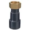 Image de Raccord union PVC pression noir droit F 1"1/4 Femelle Ø 40 mm Girpi