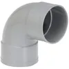 Image de Coude PVC femelle femelle 87° - GIRPI - D : 100 mm - Plastique - Intérieur - Blanc