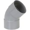 Image de Coude PVC femelle femelle 45° - GIRPI - D : 100 mm - Plastique - Intérieur - 10 bar
