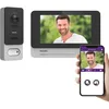 Image de PHILIPS WelcomeEye Wireless, Visiophone Connecté sans Fil, Interphone Vidéo Batterie Rechargeable, Écran Tactile 7 Pouces, Portée 350m, Caméra 1080p Vision Nocturne, Application Smartphone, Noir