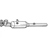 Image de BOSAL Filtre à particules 097-357 BOXER Kasten BOXER Bus Cordiérite
