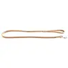 Image de Martin Sellier Laisse en Cuir Surpiqué Classique 16mm x 1m Naturel