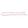 Image de Martin Sellier Laisse en Cuir Surpiqué Classique 16mm x 1m Rose