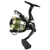 Image de SAKURA Moulinet Leurre Moulinet Spinning Alendo 4004 Fd (3+1) - Rec.0.75 M - 5.2:1-310g - BK.5 Kg + Tresse Verte 4X - 100m - 0,14mm - Saprk70304004T