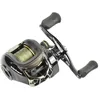 Image de Sakura Moulinet Baitcasting Moulinet Casting Alendo 201 (4+1) - Rec.0.71 M - 7.1:1-215g - BK.5 Kg + Tresse Verte 4X - 100m - 0,22mm - Saprk7032201T