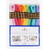 Image de DMC - Assortiment de Fils Mouliné Spécial 117MC - Coloris Vitamines, 100% Coton - 24 échevettes de 4 mètres | Fil à Broder, idéal Point de Croix