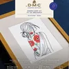 Image de DMC - Figures florales coquelicots par Joanna Hateley, niveau facile, kit de broderie
