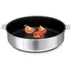 Image de Sauteuse inox antiadhérente Mutine sans manche 24 cm Cristel