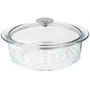 Image de Cuiseur vapeur CRISTEL verre 20 cm avec couvercle