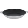 Image de Cristel - P28QLE - Poêle inox 28 cm - Anti-adhérent Exceliss+ - sans Poignée amovible - Collection Strate Argent