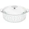 Image de Cuiseur vapeur CRISTEL verre 24 cm avec couvercle