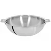 Image de Cristel - WOKT24Q - Wok inox 24cm sans poignée amovible - Collection Casteline