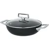 Image de Cristel S2A24Cpfae Sauteuse 24 cm Castel Pro 2 Anses Fixe Ultralu Ind Revetue Exceliss + Couv
