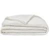 Image de ESSIX Couvre lit uni en Gaze de Coton, Jazzy, 260x240cm, Blanc