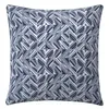 Image de Taie d'oreiller imprimée en Percale de Coton, Reflets, 65 x 65 cm, Essix, Bleu