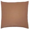 Image de ESSIX - Taie d'oreiller Unie en Gaze de Coton, TENDRESSE - 65 x 65 cm - Marron Mocha - Gaze de Coton - - Entretien Facile