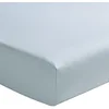 Image de Essix Royal Line Drap Housse, Percale de Coton, Bleu Glacier, 200 x 200 cm