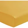 Image de Drap Housse Uni en Percale de Coton, 90cm x 200cm, Sahara, Royal Line